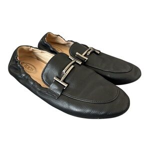 Tod's Kate Elastic Back Loafers Size 37 US 7